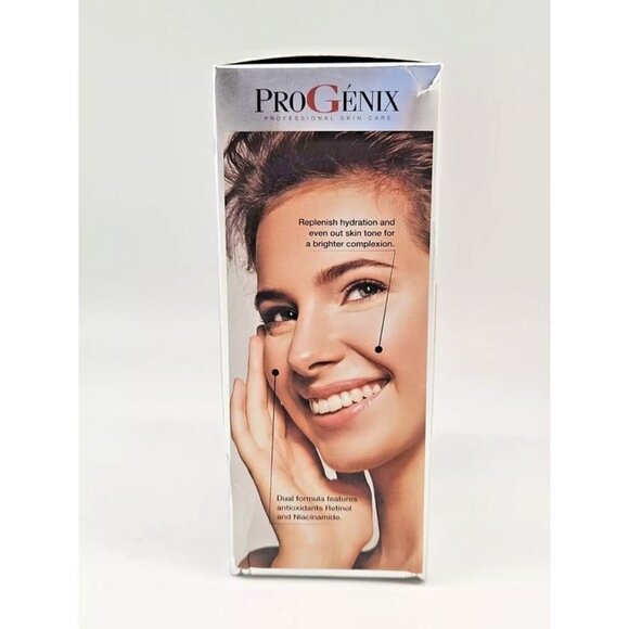 2 Pk PROGENIX Brightening Vitamin C Day Cream + Anti Wrinkle Retinol Night Cream - Picture 3 of 4